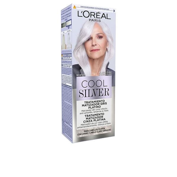 Styrkende behandling grå platin COOL SILVER #Pure White 1 u