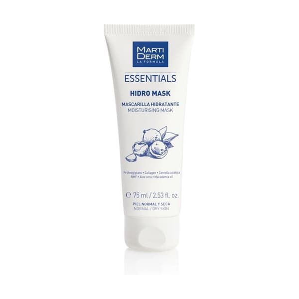 Masque - MartiDerm - Essentials Hydro Masque Hydratant - 75ml - Geeli - Ilman parabeenejä