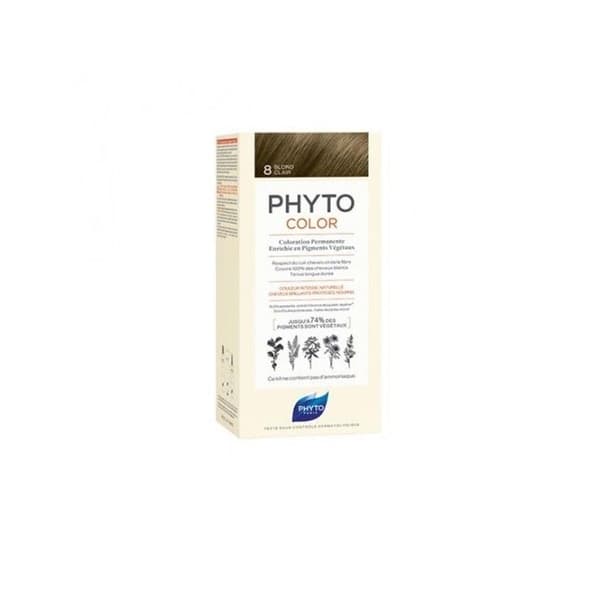 Phytocolor 8 lys blond permanent farve 112ml