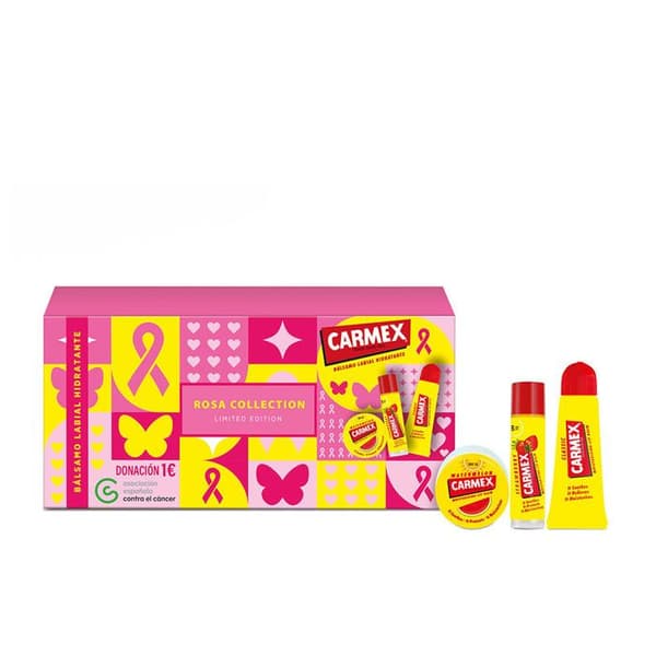 Coffret med 3 läppbalsam från Carmex