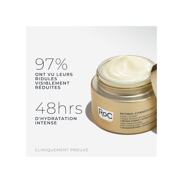 Roc Soin Lissant Crème Hydration Maksimal 50 ml