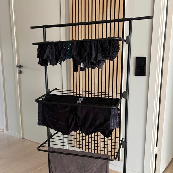 Rörets Torkstativ Triple+ svart