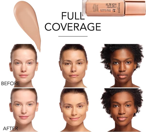 Bourjois Always Fabulous 24H Full Coverage Foundation SPF20-Rose Sand
