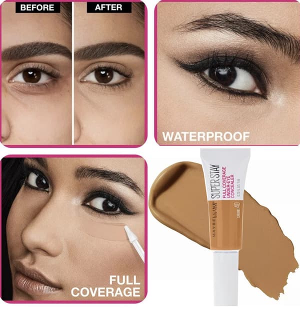 Maybelline Super Stay Full Coverage Under Eye Concealer-Caramel