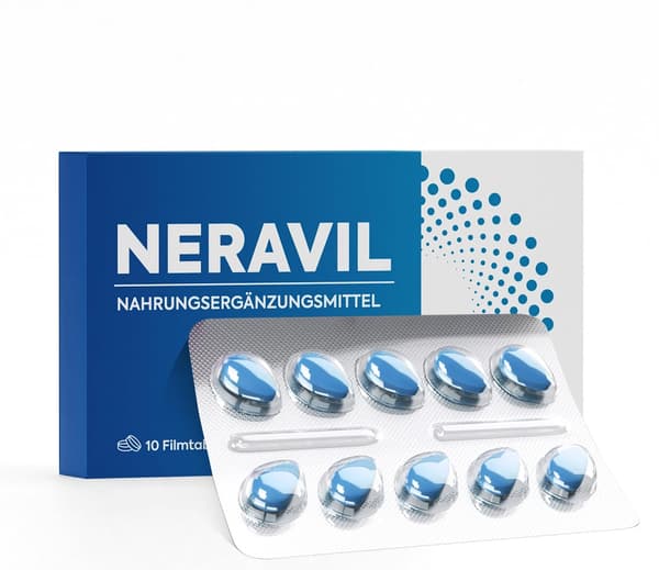 Neravil | Blå 10 tabletter til mænd | Kosttilskud