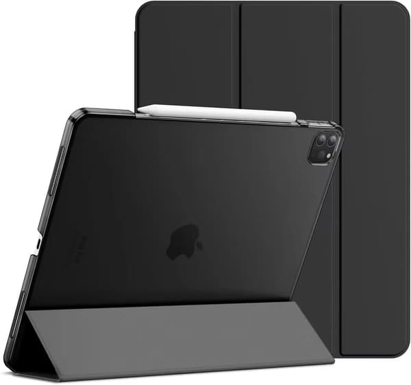 iPad Pro 12.9 Vikbart Deksel – Stilren Beskyttelse med Smart Stativfunksjon