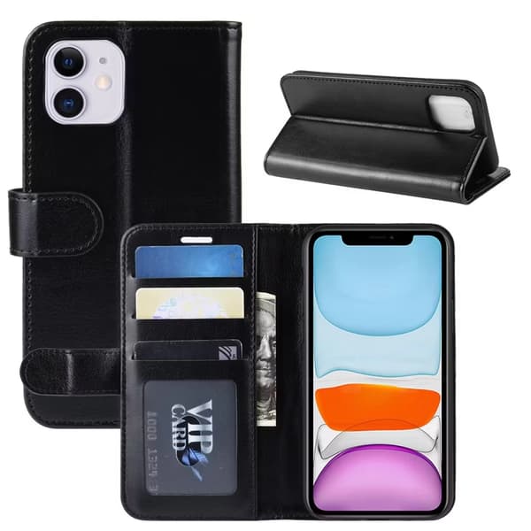 iPhone 11 Pro Lommebokdeksel – Svart