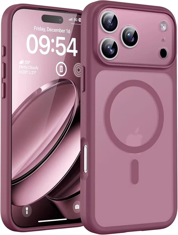 iPhone 18 Pro MagSafe-deksel – Matt med Kamerabeskyttelse