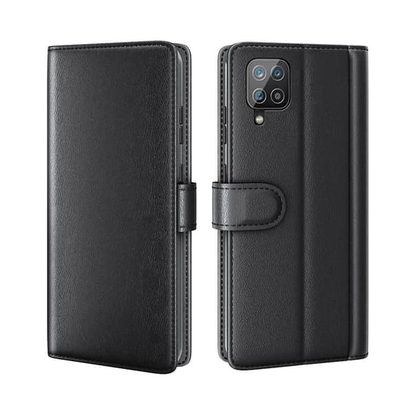 Samsung Galaxy A12 Plånboksfodral – Svart