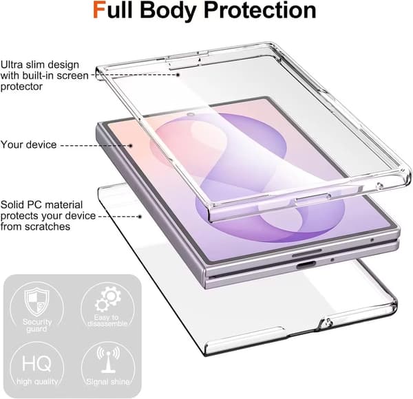 Samsung Z Fold 8 Transparent Cover