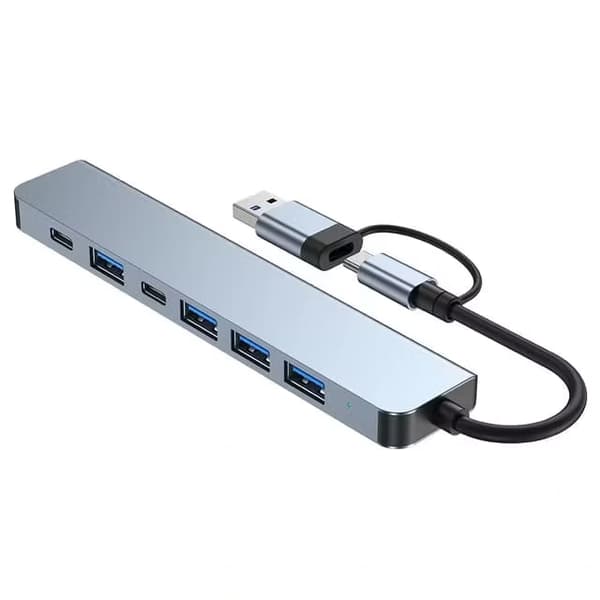 USB-C Hub 5-i-1 – HDMI 4K, USB 3.0 & 100W PD Lading