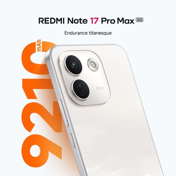 Älypuhelin - XIAOMI - Redmi Note 17 Pro Max 5G - 8Gt RAM - 256Gt - Musta