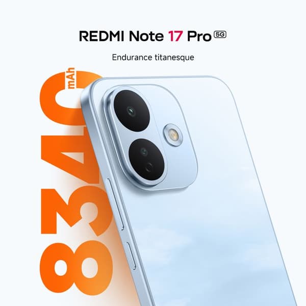 Smartphone - XIAOMI - Redmi Note 17 Pro 5G - 6Go RAM - 256Go - Blå