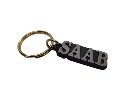 2-pack SAAB Nyckelring