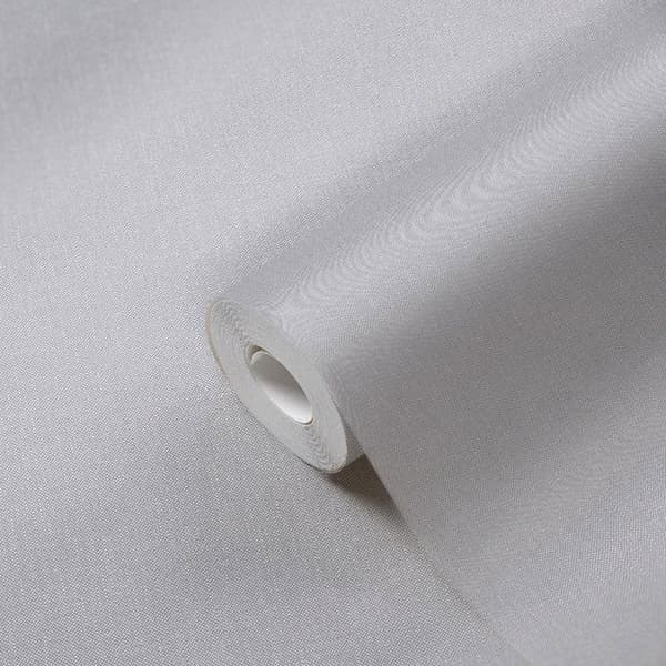 Non-woven tapet - grå - Slät / slät - Pure Elegance - A.S