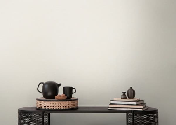 Non-woven tapet - beige - ecru - Plain / plain - French Affair - A.S