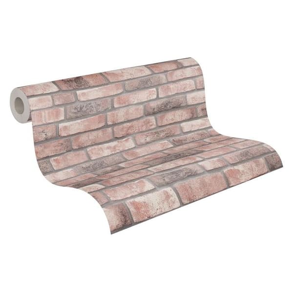 Non-woven tapeter - grå - stenimitation - Mönstrade tapeter - Elements II - A.S Création