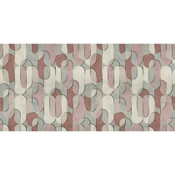 Tapet M1-No.61261 digitaltryck rosa blå abstrakt