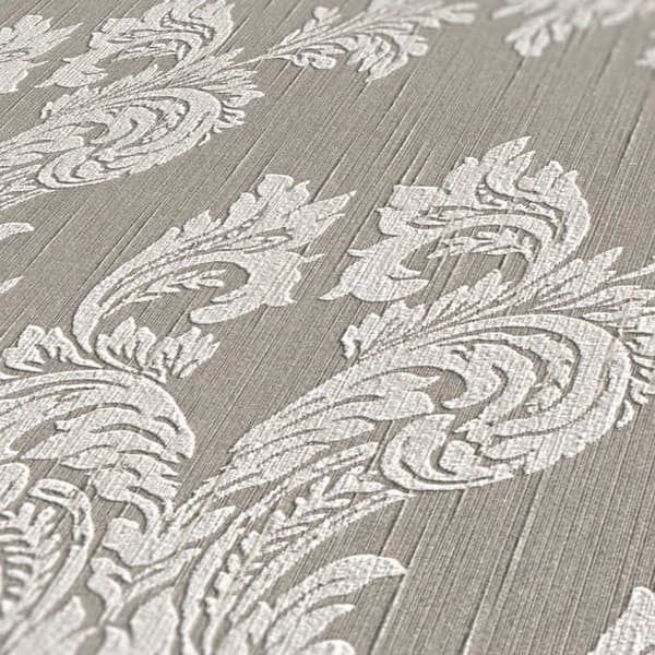 Barocktapet Samuel M1-No.3792 Taupe Barock Klassisk
