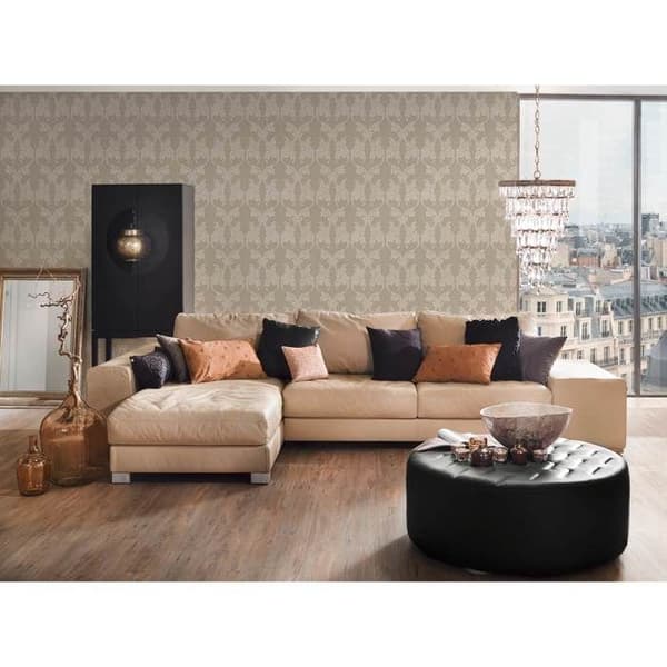 Tessuto väggtextil - 10,05 m x 0,53 m - beige