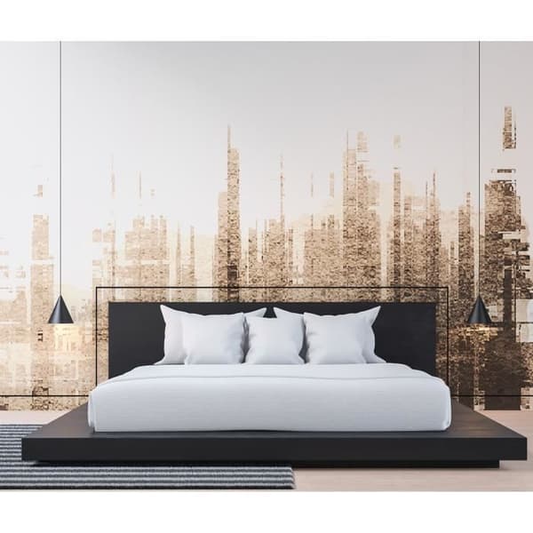 Tapet Stad M1-No.60280 Digitaltryck Beige Vit