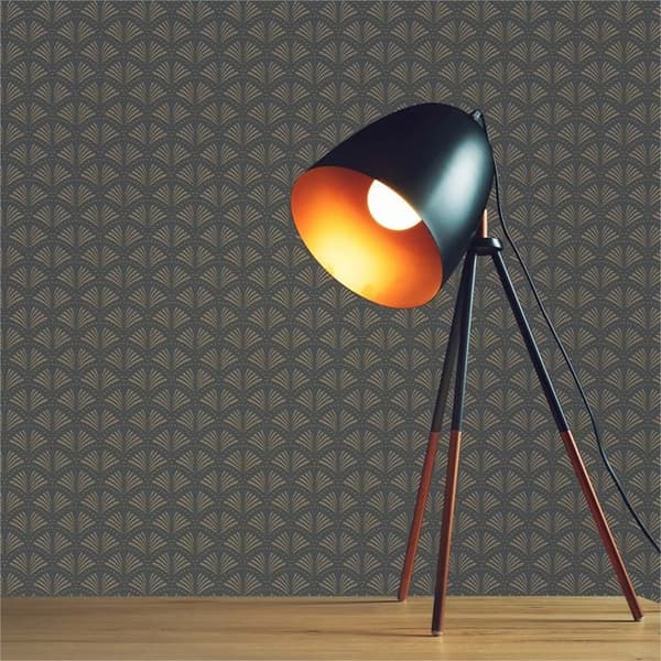 Tapet M1-No.652 Grå Guld Tapet Design Geometrisk