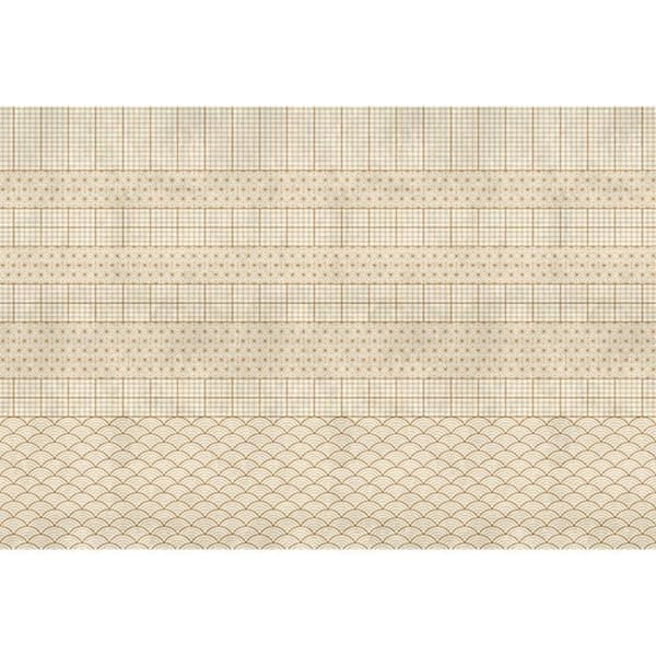 Tapet M1-No.61290 Digitaltryck Beige Orange