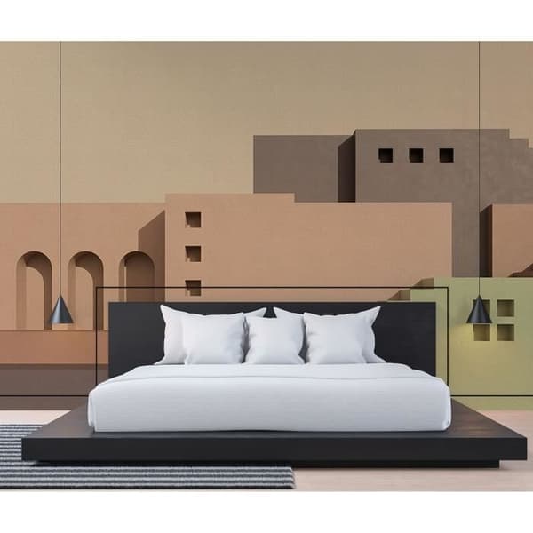 Abstrakt tapet M1-No.61388 Digitaltryck Beige Grå