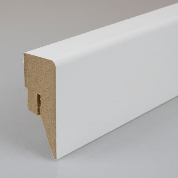 PROVISTON vit plint 16 x 40mm kvadratisk plint MDF