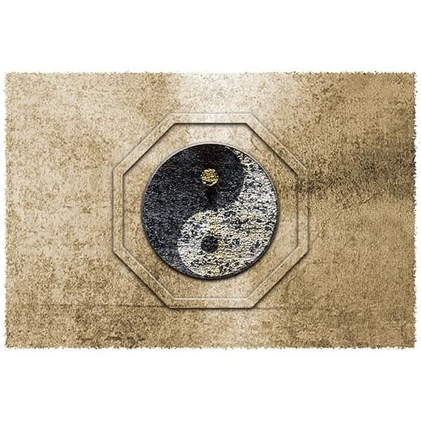 Oriental tapet M1-No.60357 Digitaltryck Brun Svart