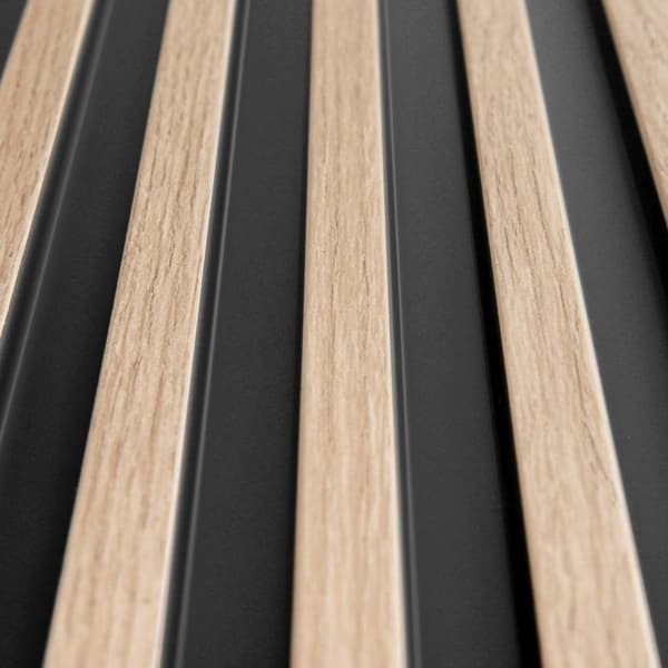 PROVISTON 3D väggpaneler 2700 x 120 mm Ljus ek Akustisk panel