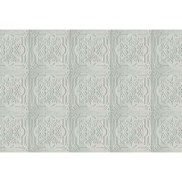 Barocktapet M1-No.60694 Digitaltryck Grå