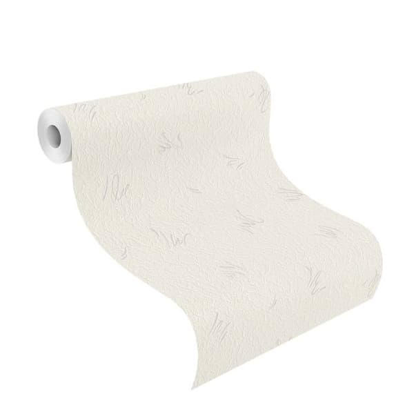 Rasch Selection 211504 Tapet Papper Mönster 10.05 x 0.53 m Vit Grå