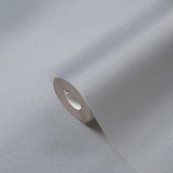 Non-woven tapet - blå - Slät / slät - Pure Elegance - A.S