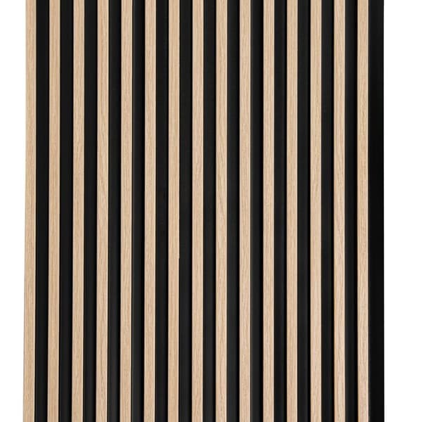 PROVISTON 3D väggpaneler 2700 x 120 mm Ljus ek Akustisk panel