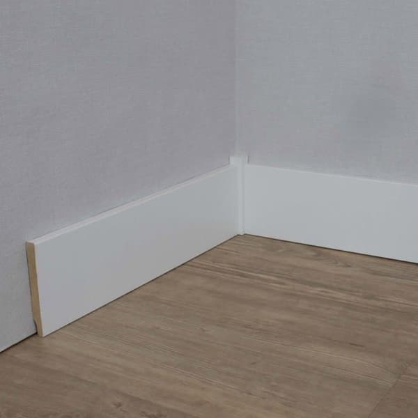 Plinthe MDF 13 x 110 x 2500 mm Vit av PROVISTON