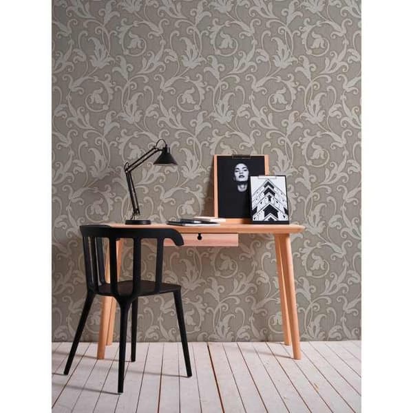 Tessuto väggtextil - 10,05 m x 0,53 m - brun