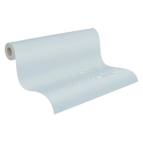 Non-woven tapet - blå - Slät / slät - Pure Elegance - A.S