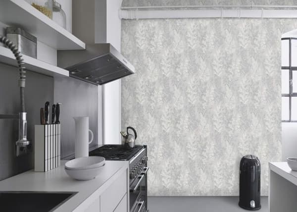 Papper tapet 285024 tapet Botanisk Dungel 53 x 1005 cm Rasch Selection Grå