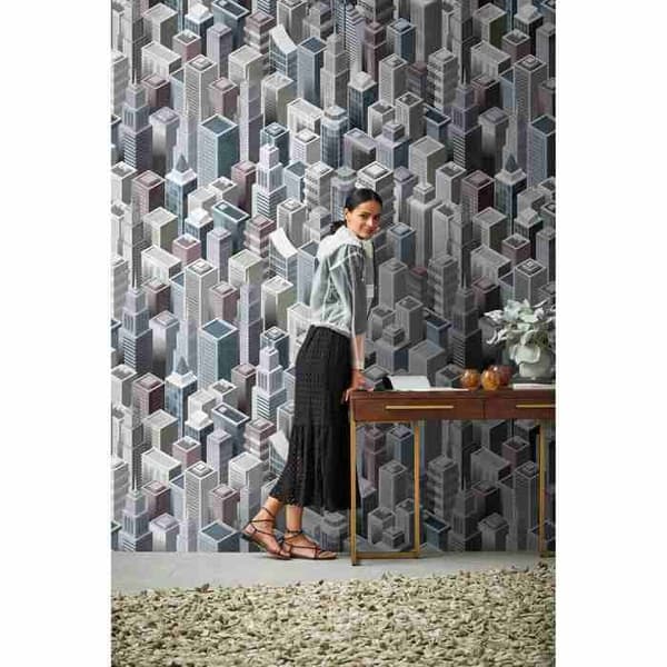Tapeter - A.S. CREATION - The Wall - Färgeffekt - Grå - Non-woven