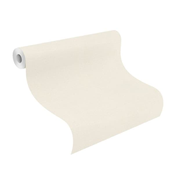 Väggtapet non-woven 555820 enhetlig texturerad vit Liverna Rasch