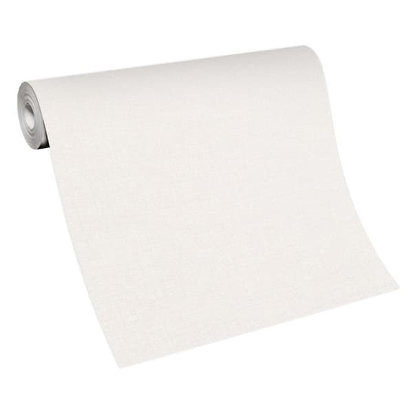 3353 - Vinyltapet med textilstruktur, enkel beige - DECORAMA
