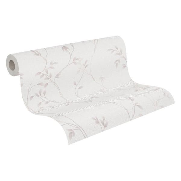 Non-woven tapeter - ecru - träd / löv - Mönstrade tapeter - Pure Elegance - A.S
