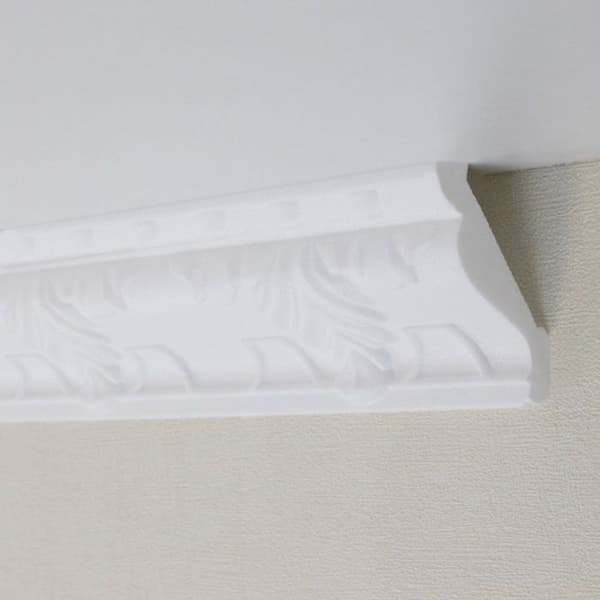 PROVISTON Taklist Polystyren 43 x 63 x 2000 mm Vit Listen