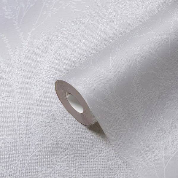 Non-woven tapeter - fuchsia - träd / löv - Mönstrade tapeter - Pure Elegance - A.S