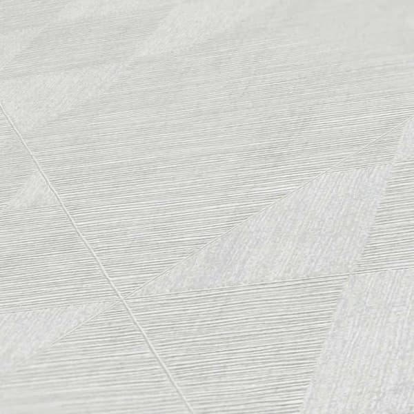 M1-No.803 Non-vävt tapet Grå Vit Geometrisk