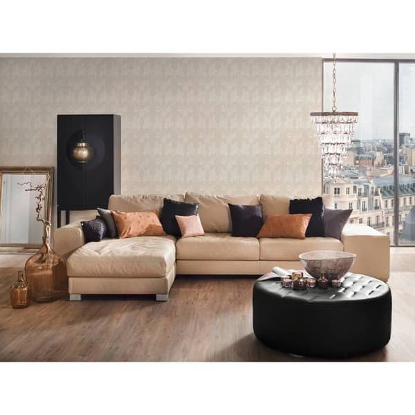 Tessuto väggtextil - 10,05 m x 0,53 m - beige
