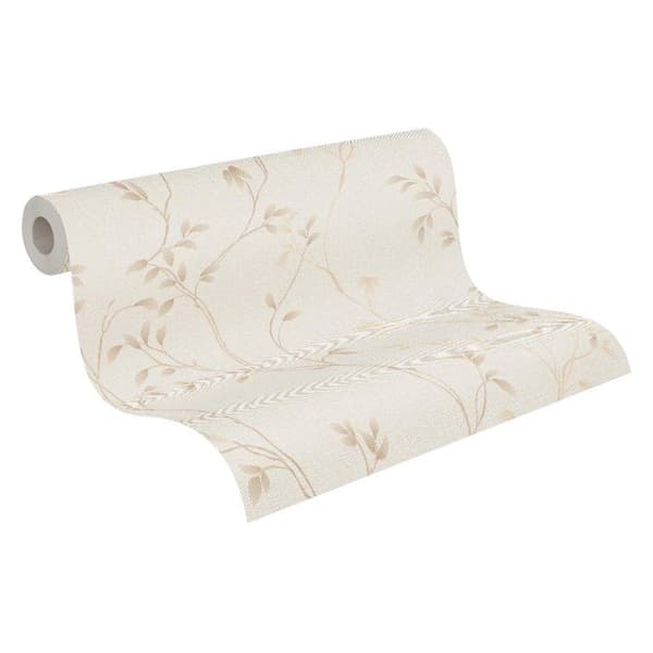 Non-woven tapeter - beige - träd / löv - Mönstrade tapeter - Pure Elegance - A.S
