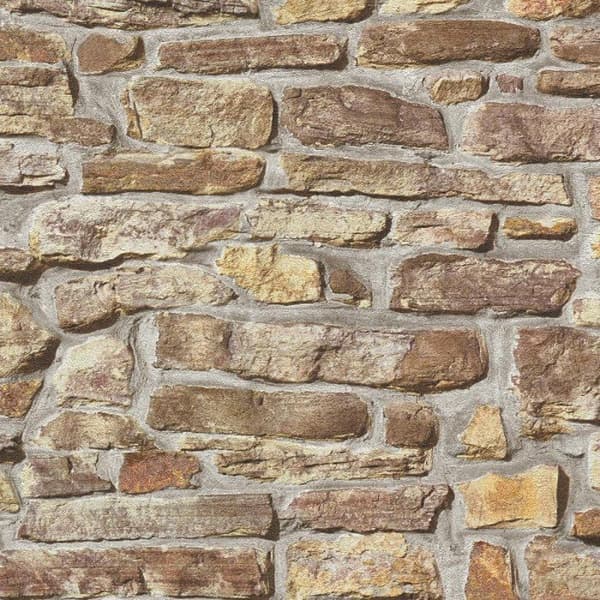 Non-woven tapeter - A.S. CREATION - Elements II - stenimitation - beige - 53 cm x 10,05 m