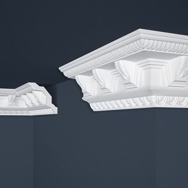 PROVISTON Taklist Polystyren 96 x 98 x 2000 mm Vit Corniche